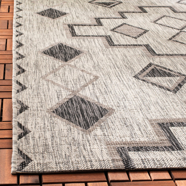 Safavieh Courtyard Cy8533 Grey/Black Rug - Safavieh - cy8533 - 37612 - 4r