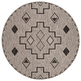 Safavieh Courtyard Cy8533 Grey/Black Rug - Safavieh - cy8533 - 37612 - 4r