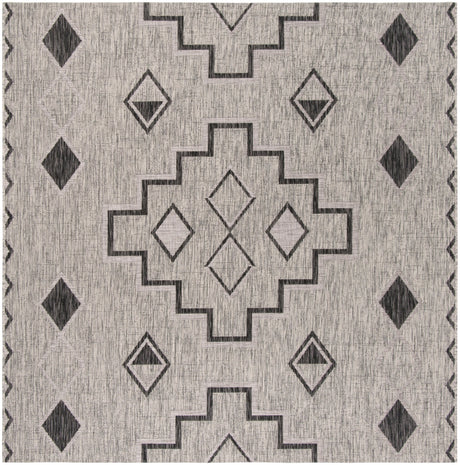 Safavieh Courtyard Cy8533 Grey/Black Rug - Safavieh - cy8533 - 37612 - 4sq