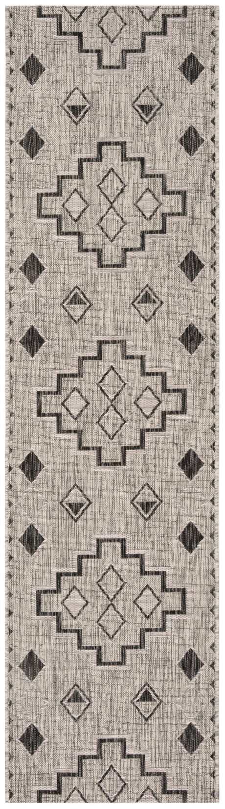 Safavieh Courtyard Cy8533 Grey/Black Rug - Safavieh - cy8533 - 37612 - 810