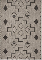 Safavieh Courtyard Cy8533 Grey/Black Rug - Safavieh - cy8533 - 37612 - 810
