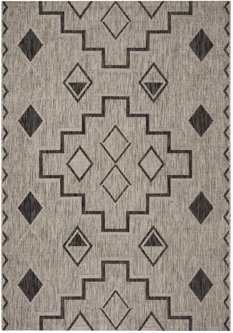 Safavieh Courtyard Cy8533 Grey/Black Rug - Safavieh - cy8533 - 37612 - 810