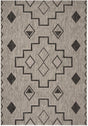 Safavieh Courtyard Cy8533 Grey/Black Rug - Safavieh - cy8533 - 37612 - 810