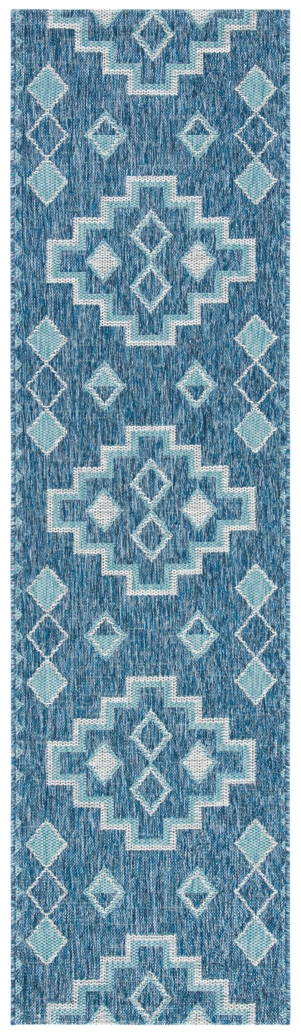 Safavieh Courtyard Cy8533 Navy/Aqua Rug - Safavieh - cy8533 - 39421 - 27