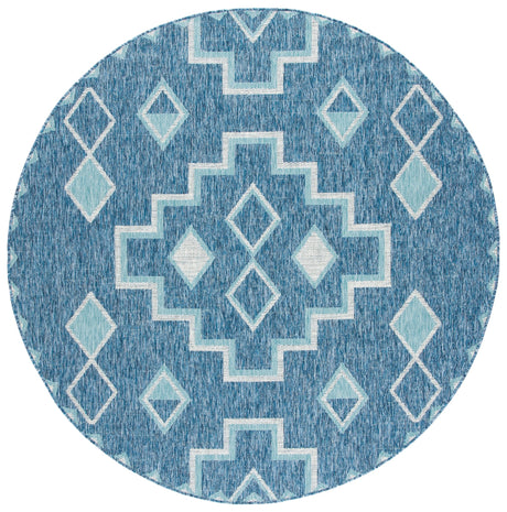 Safavieh Courtyard Cy8533 Navy/Aqua Rug - Safavieh - cy8533 - 39421 - 4r