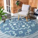 Safavieh Courtyard Cy8533 Navy/Aqua Rug - Safavieh - cy8533 - 39421 - 4r