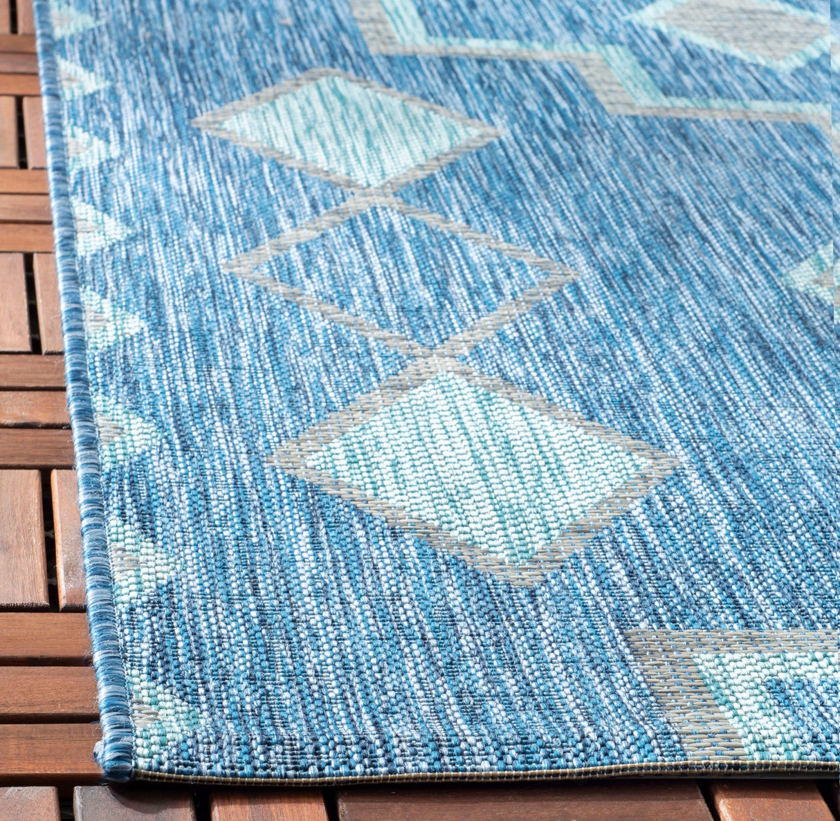 Safavieh Courtyard Cy8533 Navy/Aqua Rug - Safavieh - cy8533 - 39421 - 4r