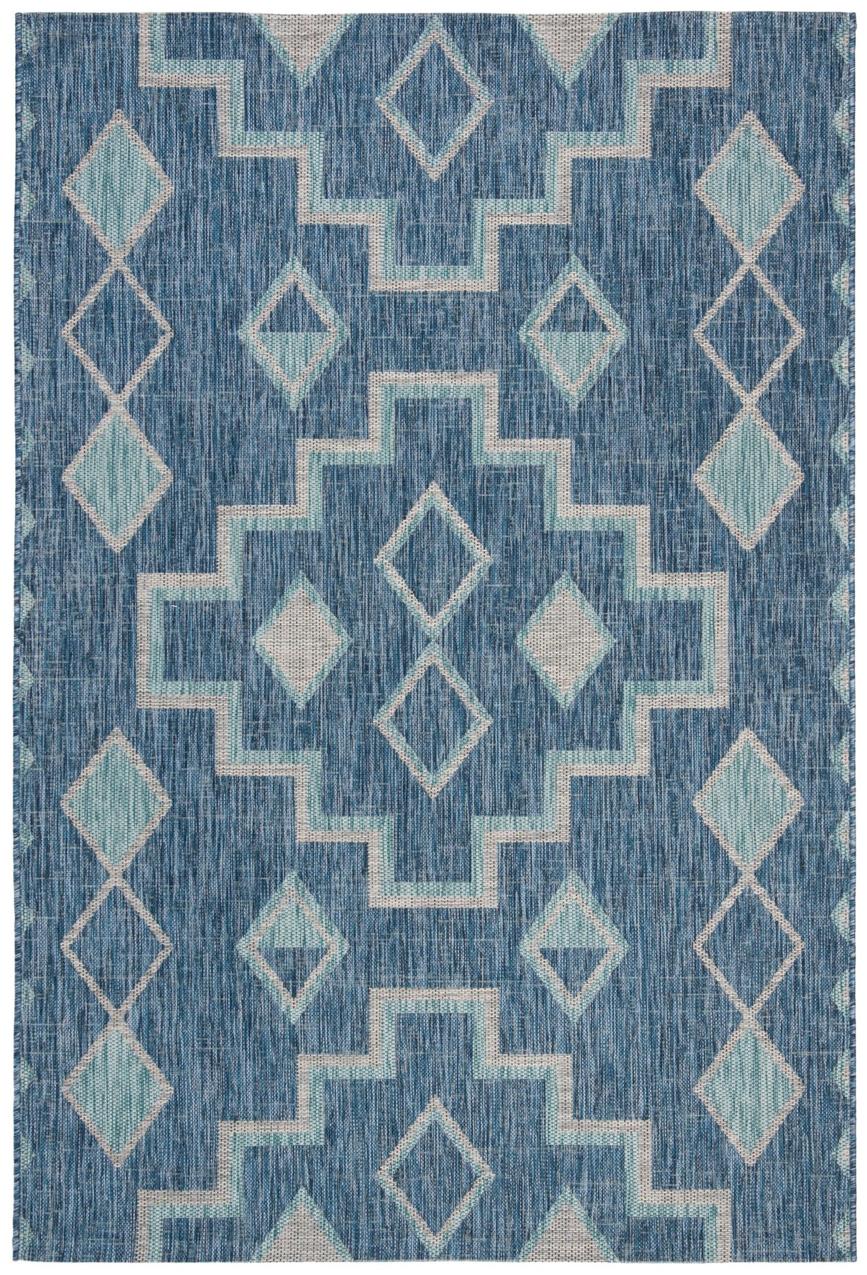 Safavieh Courtyard Cy8533 Navy/Aqua Rug - Safavieh - cy8533 - 39421 - 810