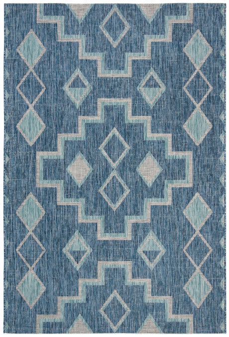 Safavieh Courtyard Cy8533 Navy/Aqua Rug - Safavieh - cy8533 - 39421 - 810