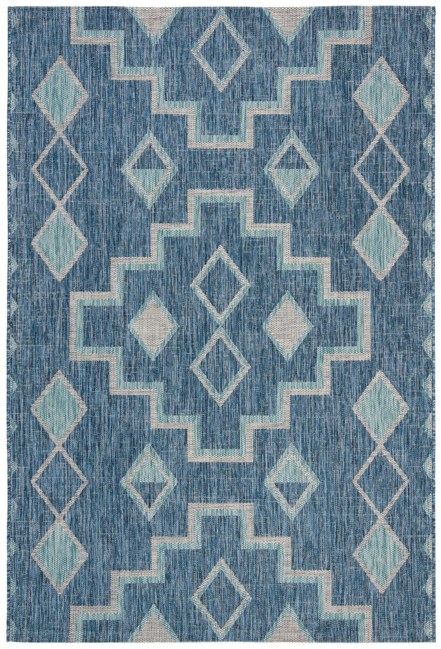 Safavieh Courtyard Cy8533 Navy/Aqua Rug - Safavieh - cy8533 - 39421 - 810