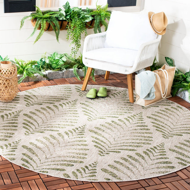 Safavieh Courtyard Cy8545 Beige/Green Rug - Safavieh - cy8545 - 37912 - 27