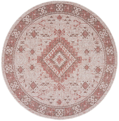 Safavieh Courtyard Cy8546 - 36512 Beige / Red Rugs - Safavieh - cy8546 - 36512 - 7r