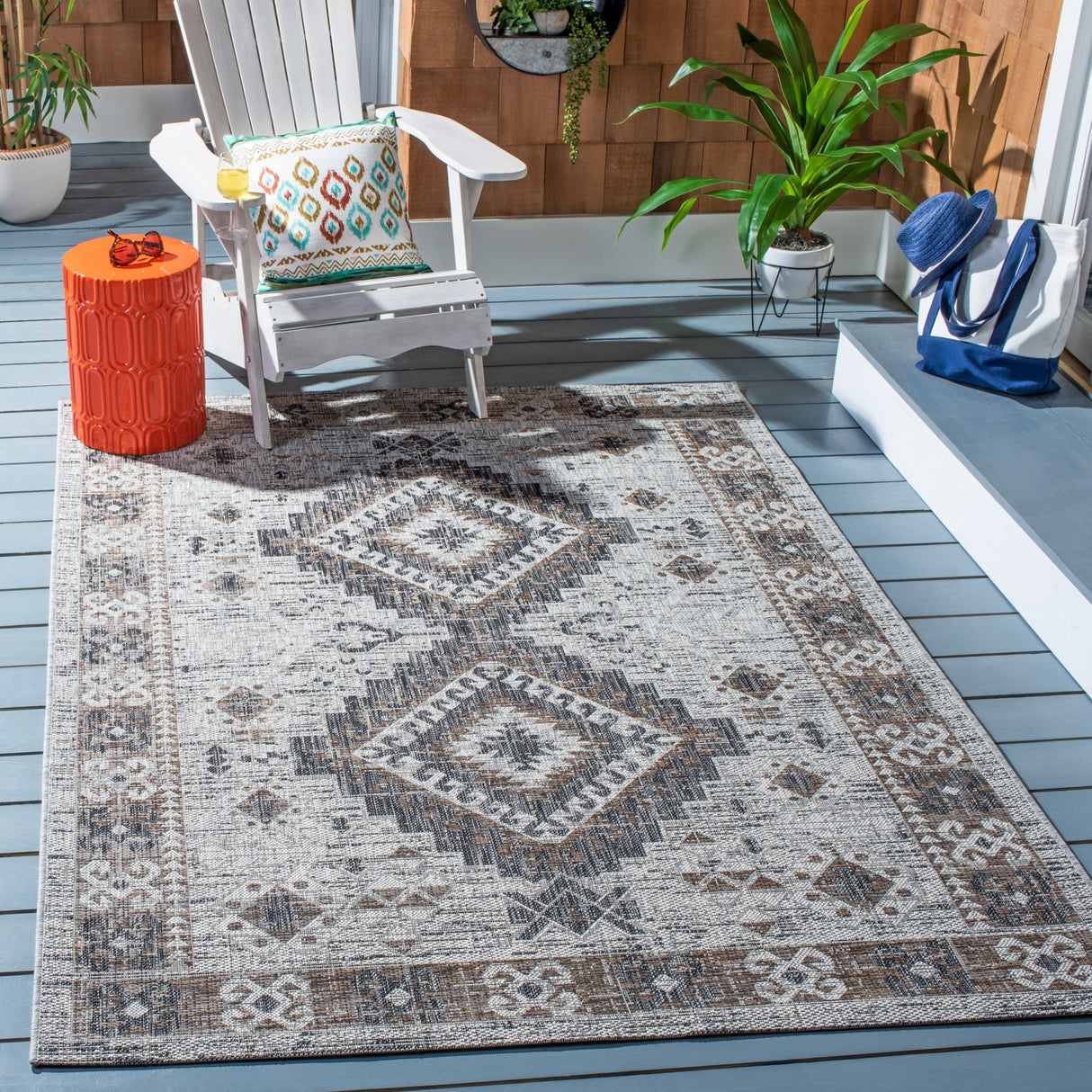 Safavieh Courtyard Cy8546 - 37613 Light Grey/Light Beige Rugs - Safavieh - cy8546 - 37613 - 2