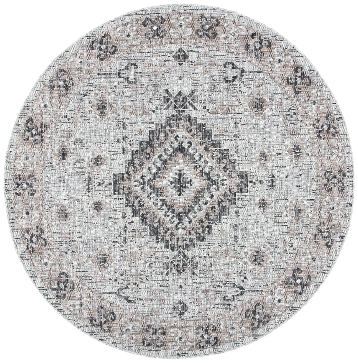 Safavieh Courtyard Cy8546 - 37613 Light Grey/Light Beige Rugs - Safavieh - cy8546 - 37613 - 7r