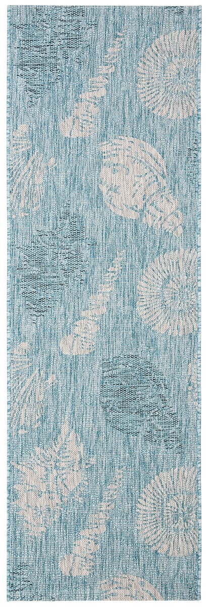 Safavieh Courtyard Cy8547 - 37121 Aqua / Cream Rugs - Safavieh - cy8547 - 37121 - 27