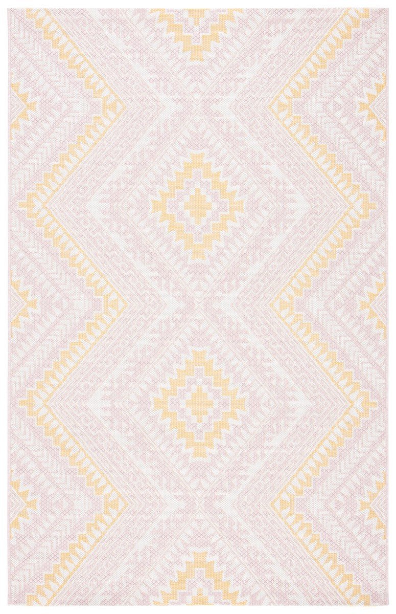 Safavieh Courtyard Cy8548 - 56221 Pink/Gold Rugs - Safavieh - cy8548 - 56221 - 4