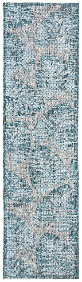 Safavieh Courtyard Cy8556 - 37212 Grey / Aqua Rugs - Safavieh - cy8556 - 37212 - 28