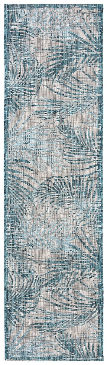 Safavieh Courtyard Cy8557 - 37212 Grey / Aqua Rugs - Safavieh - cy8557 - 37212 - 28