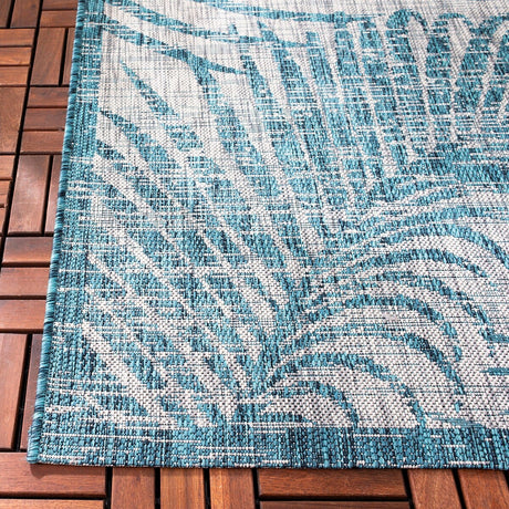 Safavieh Courtyard Cy8557 - 37212 Grey / Aqua Rugs - Safavieh - cy8557 - 37212 - 4