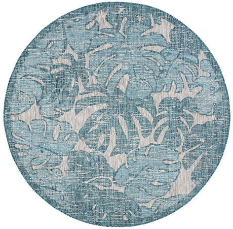 Safavieh Courtyard Cy8560 - 37212 Grey / Aqua Rugs - Safavieh - cy8560 - 37212 - 7r