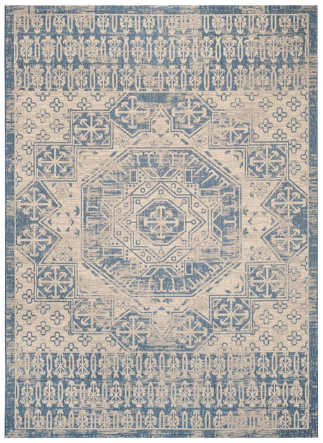 Safavieh Courtyard Cy8578 Beige/Blue Rug - Safavieh - cy8578 - 23312 - 5
