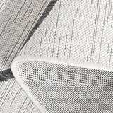 Safavieh Courtyard 4'-0" x 5'-7" Rug in Ivory / Black