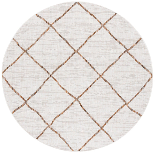 Safavieh Courtyard Cy8635 - 59312 Ivory/Brown Rug - Safavieh - cy8635 - 59312 - 7r