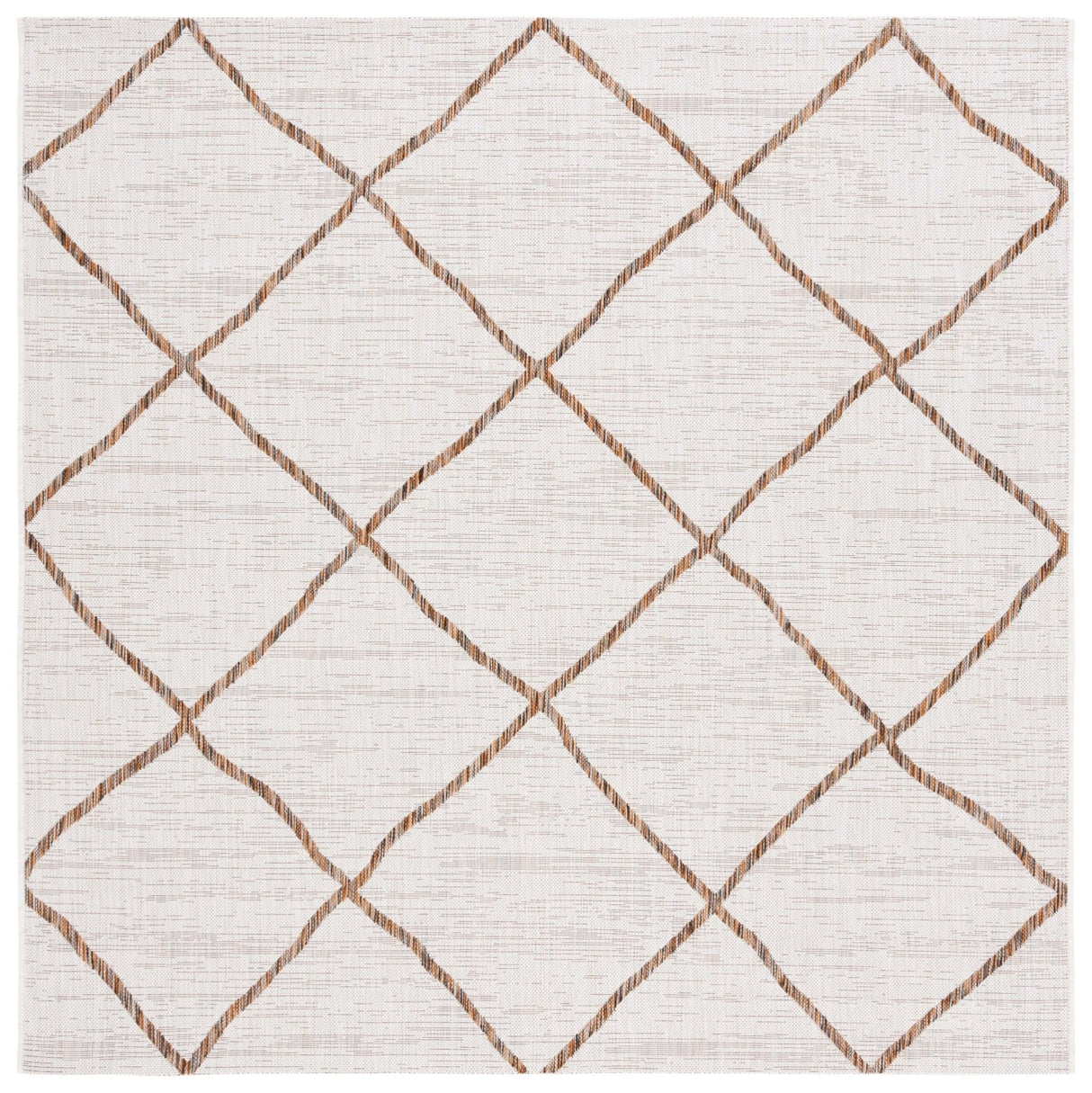 Safavieh Courtyard Cy8635 - 59312 Ivory/Brown Rug - Safavieh - cy8635 - 59312 - 7r