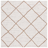 Safavieh Courtyard Cy8635 - 59312 Ivory/Brown Rug - Safavieh - cy8635 - 59312 - 7r