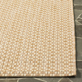 Safavieh Courtyard 4'-0" x 5'-7" Rug in Natural / Cream