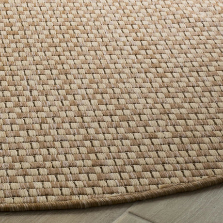Safavieh Courtyard 10'-0" x 10'-0" Rug in Natural / Cream