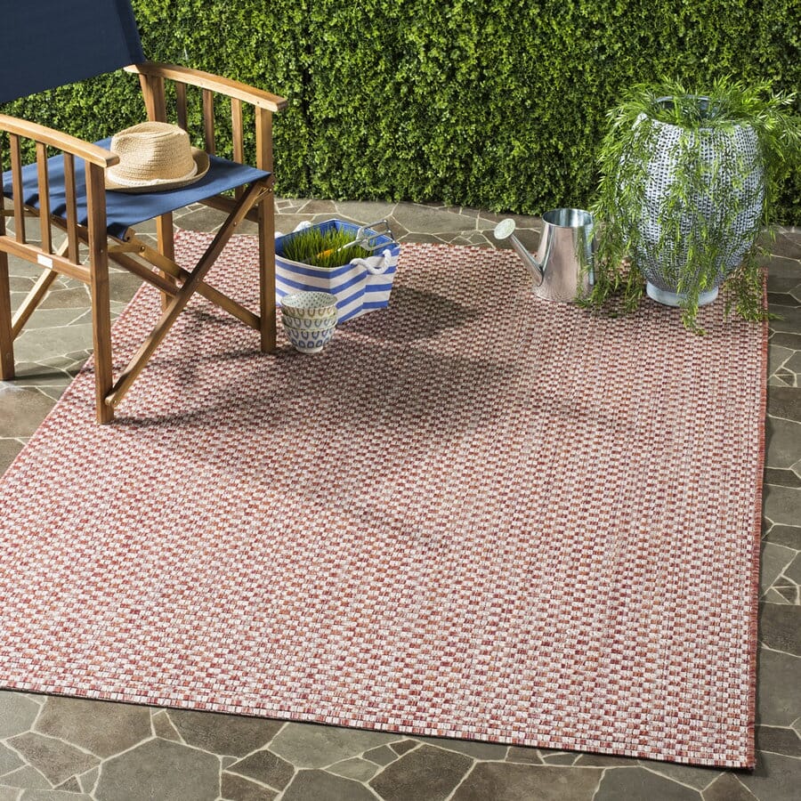 Safavieh Courtyard Cy8653 - 36521 Rust / Light Grey Rugs - Safavieh - cy8653 - 36521 - 2