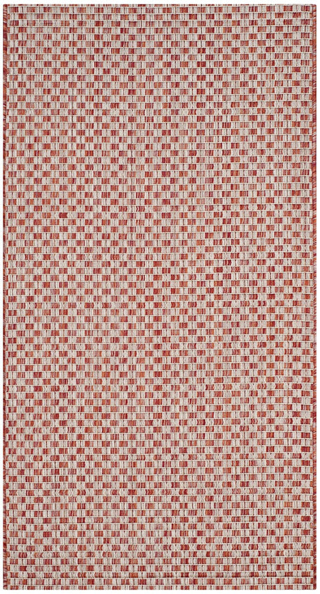 Safavieh Courtyard Cy8653 - 36521 Rust / Light Grey Rugs - Safavieh - cy8653 - 36521 - 7r