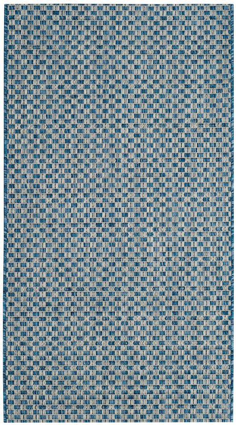 Safavieh Courtyard Cy8653 - 36821 Blue / Light Grey Rugs - Safavieh - cy8653 - 36821 - 28