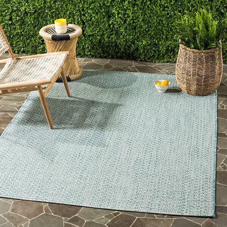 Safavieh Courtyard Cy8653 - 37121 Light Blue / Light Grey Rugs - Safavieh - cy8653 - 37121 - 2