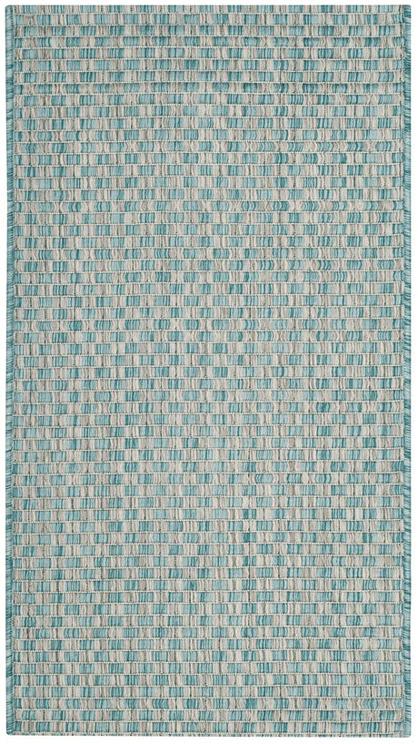 Safavieh Courtyard Cy8653 - 37121 Light Blue / Light Grey Rugs - Safavieh - cy8653 - 37121 - 212