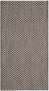 Safavieh Courtyard Cy8653 Black/Light Grey Rug - Safavieh - cy8653 - 37621 - 4r