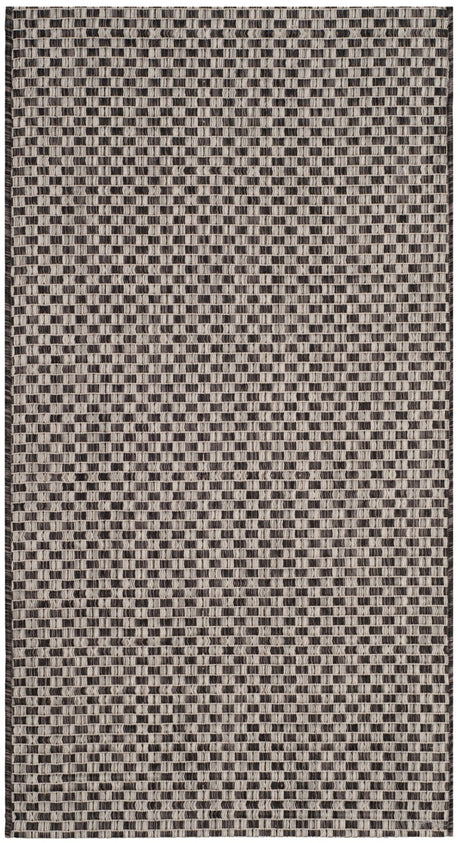 Safavieh Courtyard Cy8653 Black/Light Grey Rug - Safavieh - cy8653 - 37621 - 4r
