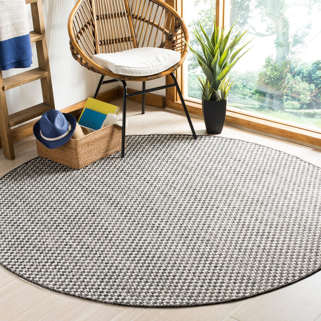 Safavieh Courtyard Cy8653 Black/Light Grey Rug - Safavieh - cy8653 - 37621 - 4r