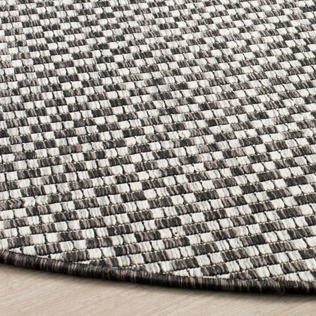 Safavieh Courtyard Cy8653 Black/Light Grey Rug - Safavieh - cy8653 - 37621 - 810
