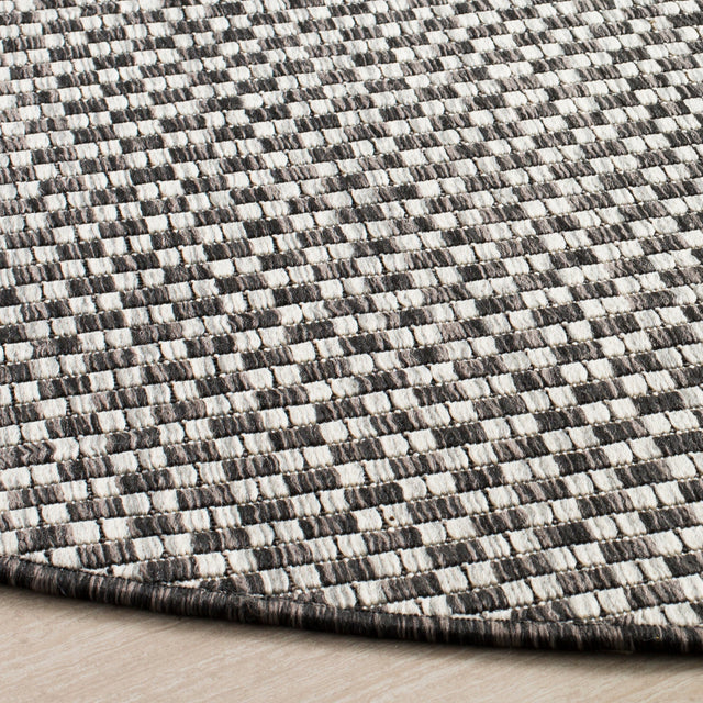 Safavieh Courtyard Cy8653 Black/Light Grey Rug - Safavieh - cy8653 - 37621 - 810