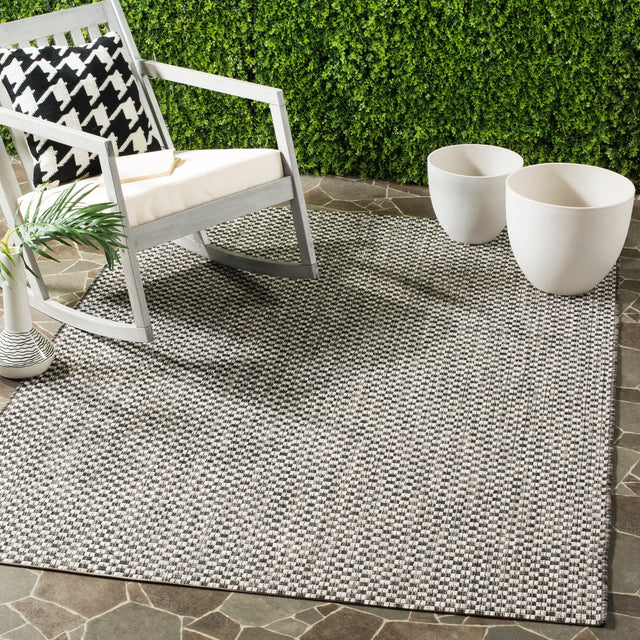 Safavieh Courtyard Cy8653 Black/Light Grey Rug - Safavieh - cy8653 - 37621 - 810