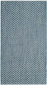 Safavieh Courtyard Cy8653 Blue/Light Grey Rug - Safavieh - cy8653 - 36821 - 4r