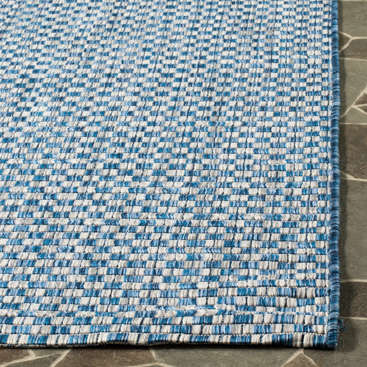 Safavieh Courtyard Cy8653 Blue/Light Grey Rug - Safavieh - cy8653 - 36821 - 4r