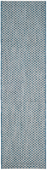 Safavieh Courtyard Cy8653 Blue/Light Grey Rug - Safavieh - cy8653 - 36821 - 4r