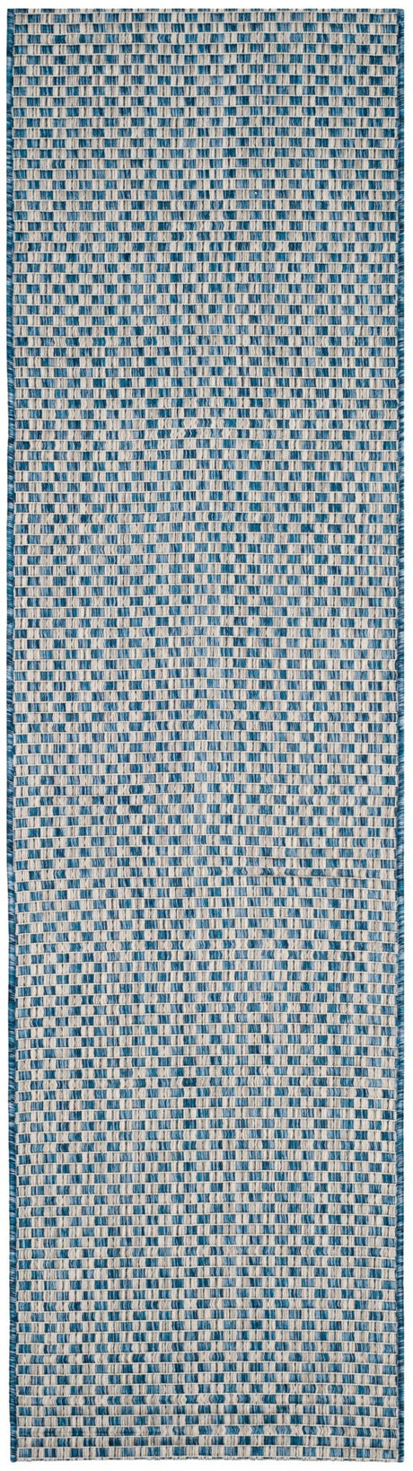 Safavieh Courtyard Cy8653 Blue/Light Grey Rug - Safavieh - cy8653 - 36821 - 4r