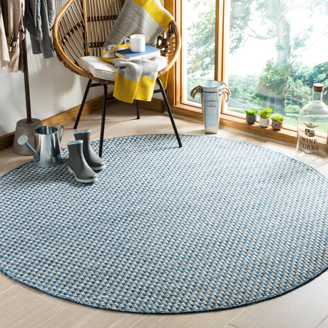 Safavieh Courtyard Cy8653 Blue/Light Grey Rug - Safavieh - cy8653 - 36821 - 4r