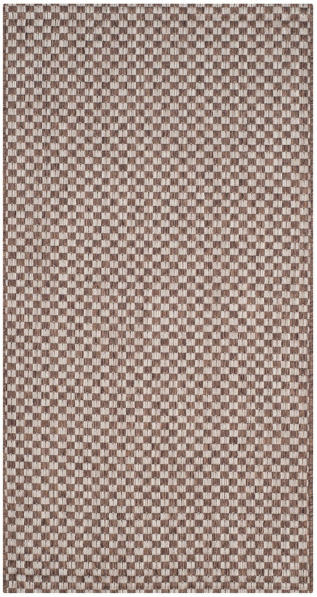 Safavieh Courtyard Cy8653 Light Brown/Light Grey Rug - Safavieh - cy8653 - 36321 - 5r