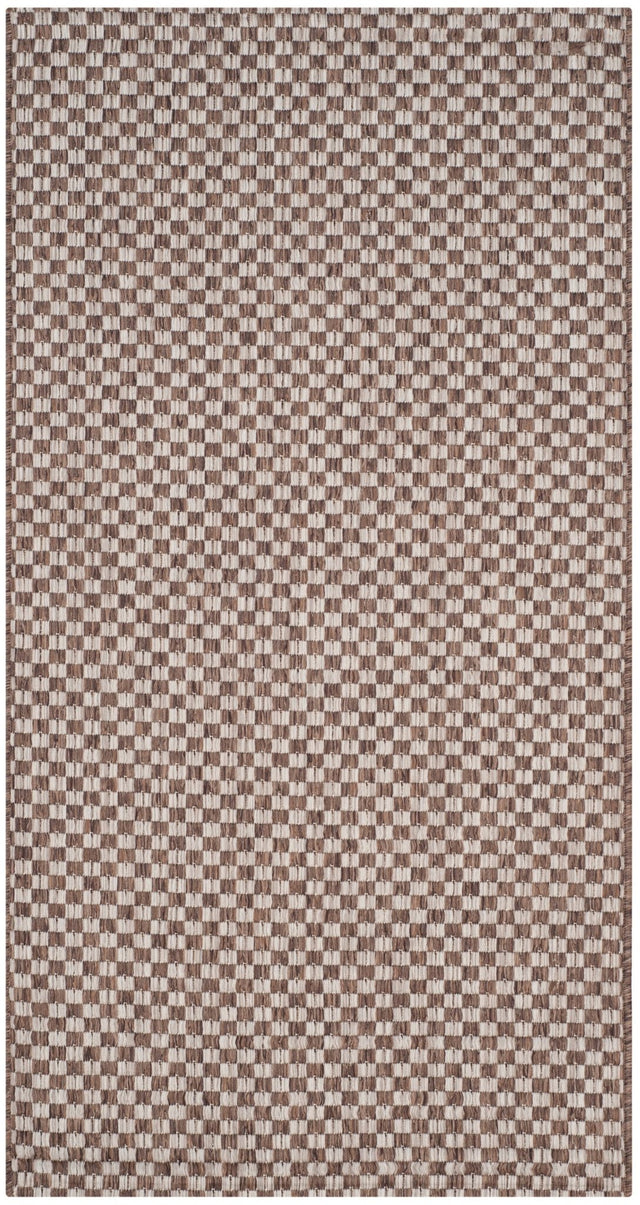 Safavieh Courtyard Cy8653 Light Brown/Light Grey Rug - Safavieh - cy8653 - 36321 - 5r
