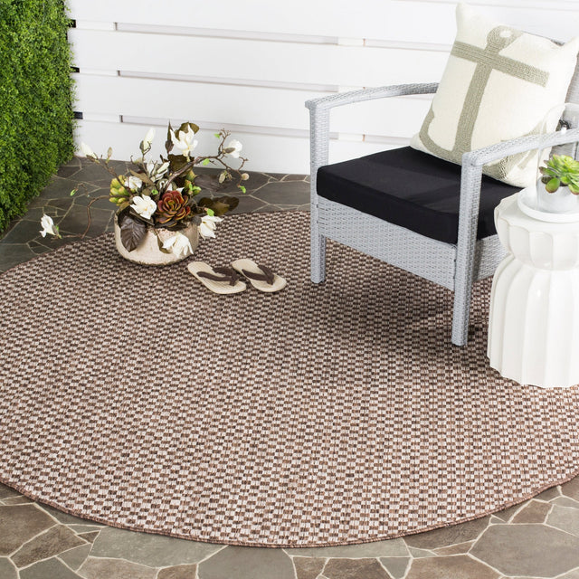 Safavieh Courtyard Cy8653 Light Brown/Light Grey Rug - Safavieh - cy8653 - 36321 - 5r
